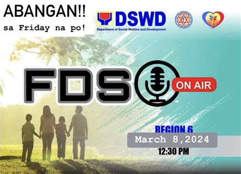 dswd western visayas fds on air|FDS ON AIR. ABANGAN po sa Biyernes, .